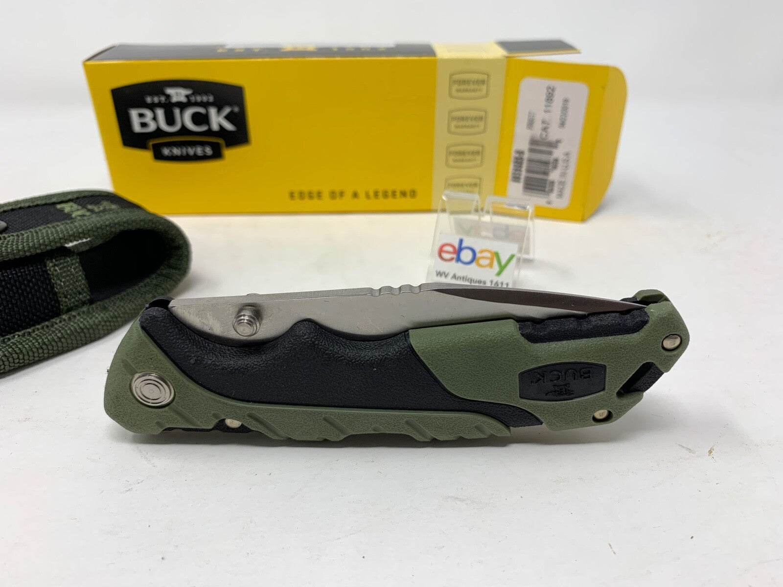 Buck USA 659 Large Pursuit Folding Hunting Knife with Sheath - New In Box! 