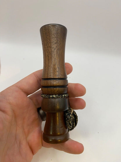 Genuinely Amish Crafted Duck Call with Lanyard - Wooden
