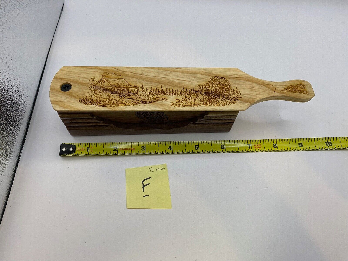 Genuinely Amish Crafted "Half Moon" Turkey Box Call