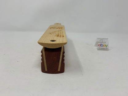 Wooden Amish Crafted "10" Handle Half Moon" Turkey Box Call