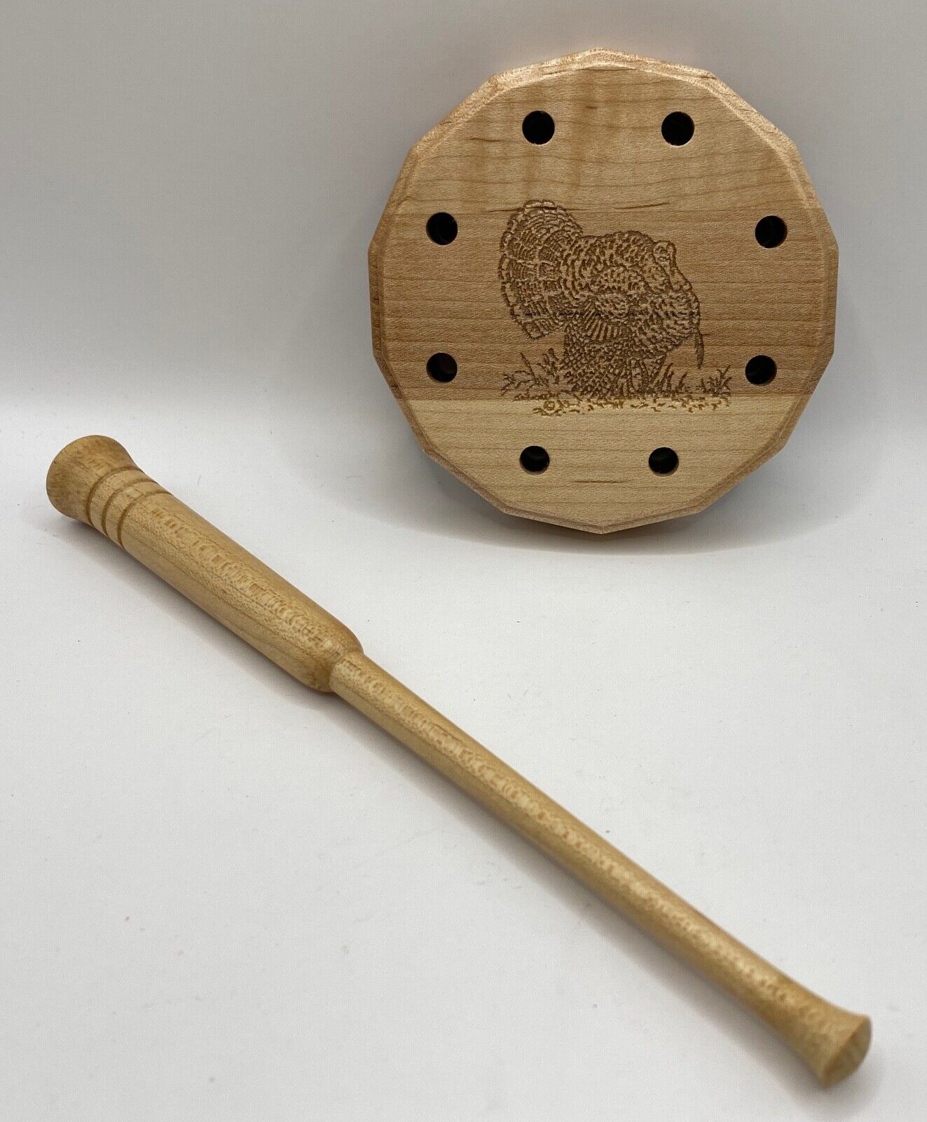 Genuinely Amish Crafted Turkey Friction Call with Striker
