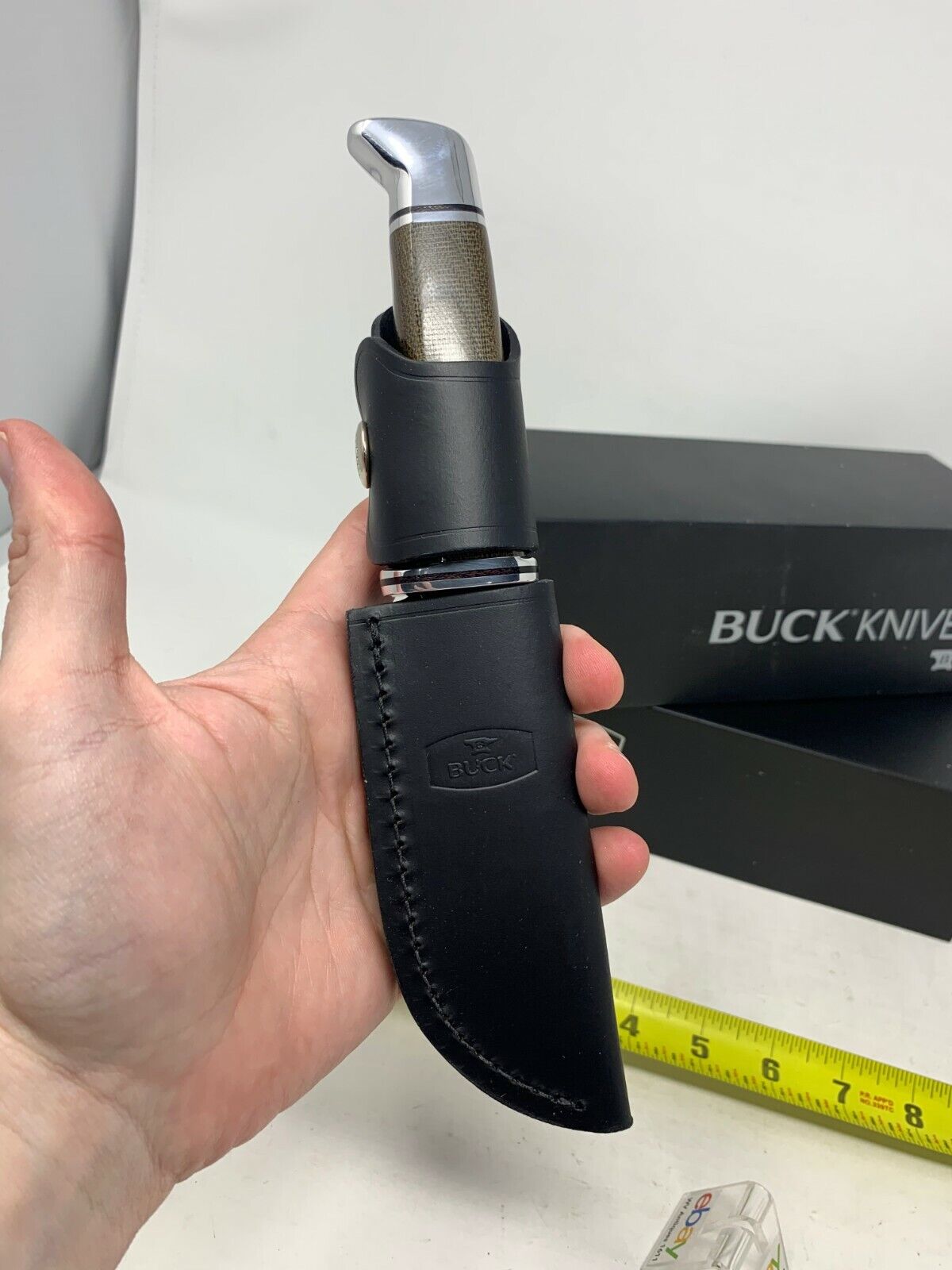 Buck USA 103 Skinner PRO with Sheath, Single Blade, Micarta Handle, S35VN New