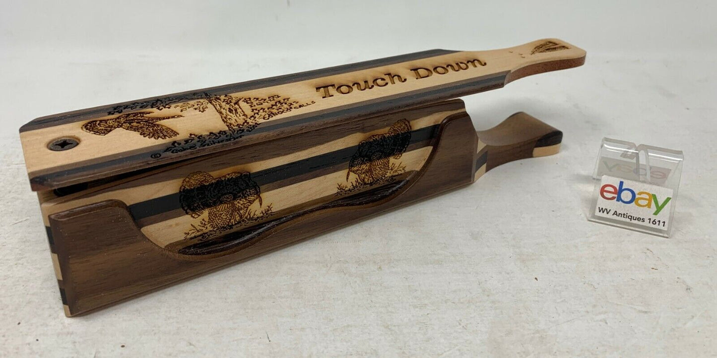 Wooden Amish Crafted "Touch Down" Turkey Box Call