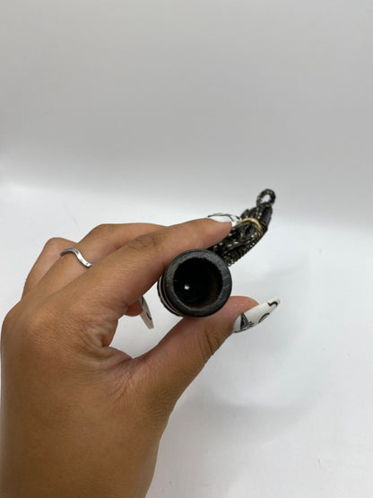 Genuinely Amish Crafted Female Elk Cow Call with Lanyard - New, Unused! Wooden!