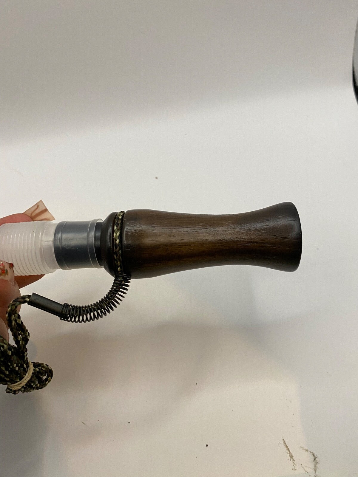 Genuinely Amish Crafted Wooden Coyote Howler Call with Lanyard - New, Unused!