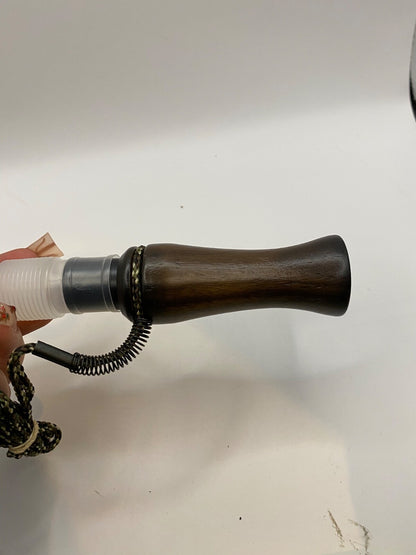 Genuinely Amish Crafted Wooden Coyote Howler Call with Lanyard - New, Unused!