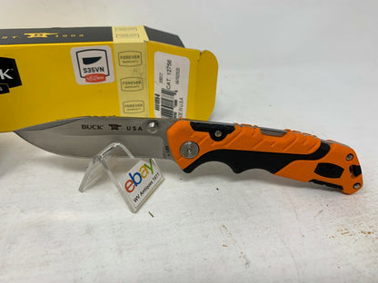 Buck USA 661 Small Pursuit PRO Folding Hunting Knife with Sheath - New In Box! 