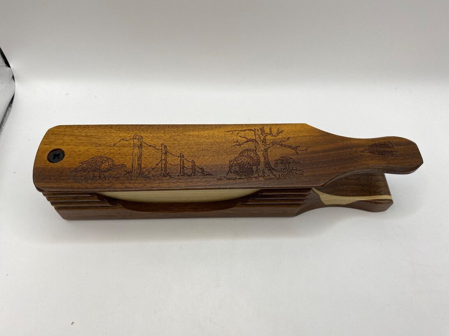 Genuinely Amish Crafted "Handle Half Moon" Turkey Box Call