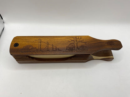 Genuinely Amish Crafted "Handle Half Moon" Turkey Box Call