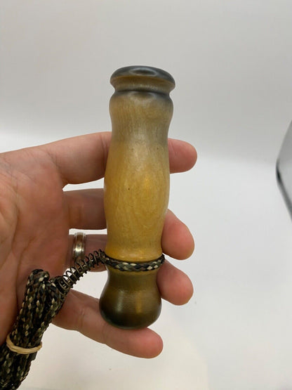 Genuinely Amish Crafted Wooden Hawk Call with Lanyard