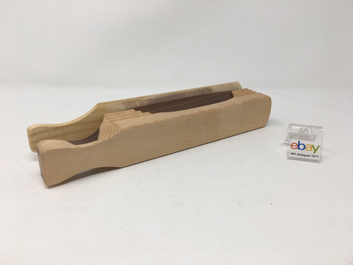 Wooden Amish Crafted "10" Handle Half Moon" Turkey Box Call - New, Unused!