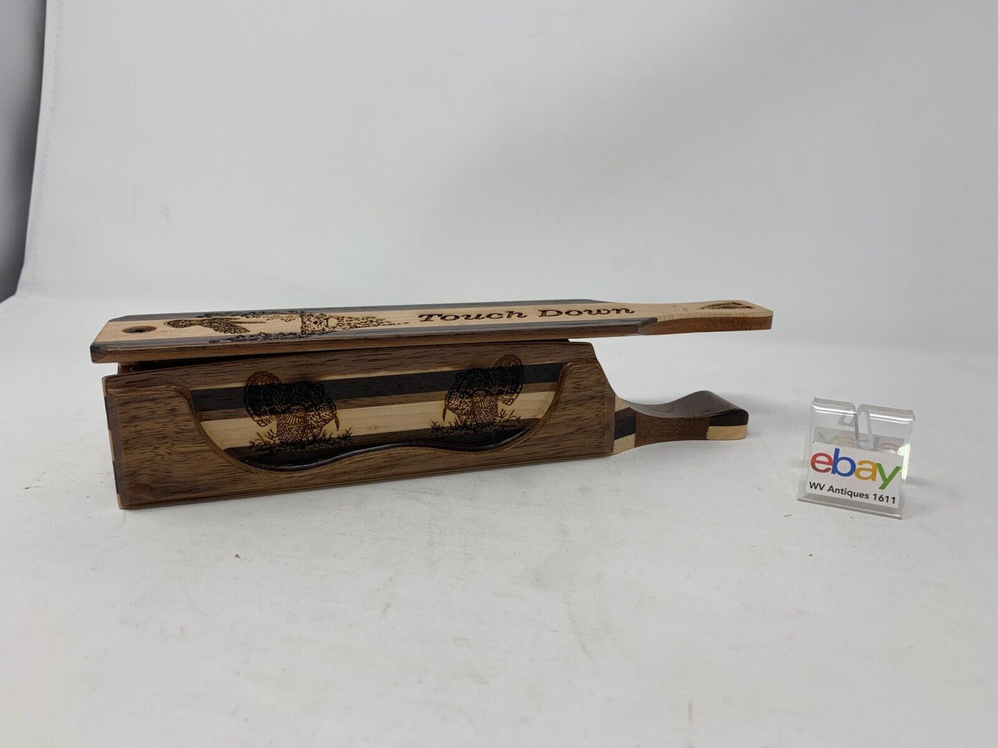 Wooden Amish Crafted "Touch Down" Turkey Box Call