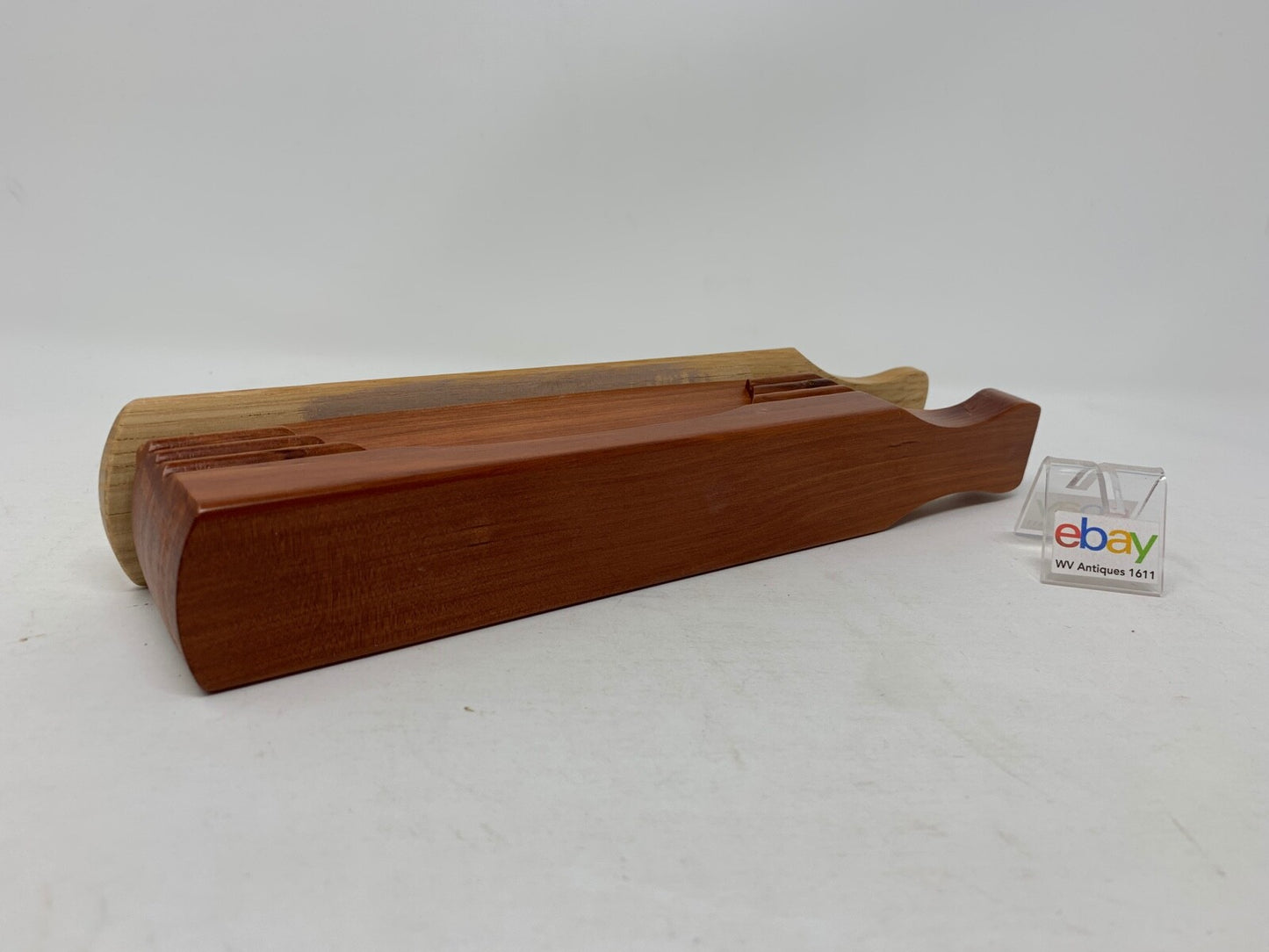 Wooden Amish Crafted "10" Handle Half Moon" Turkey Box Call - New, Unused!