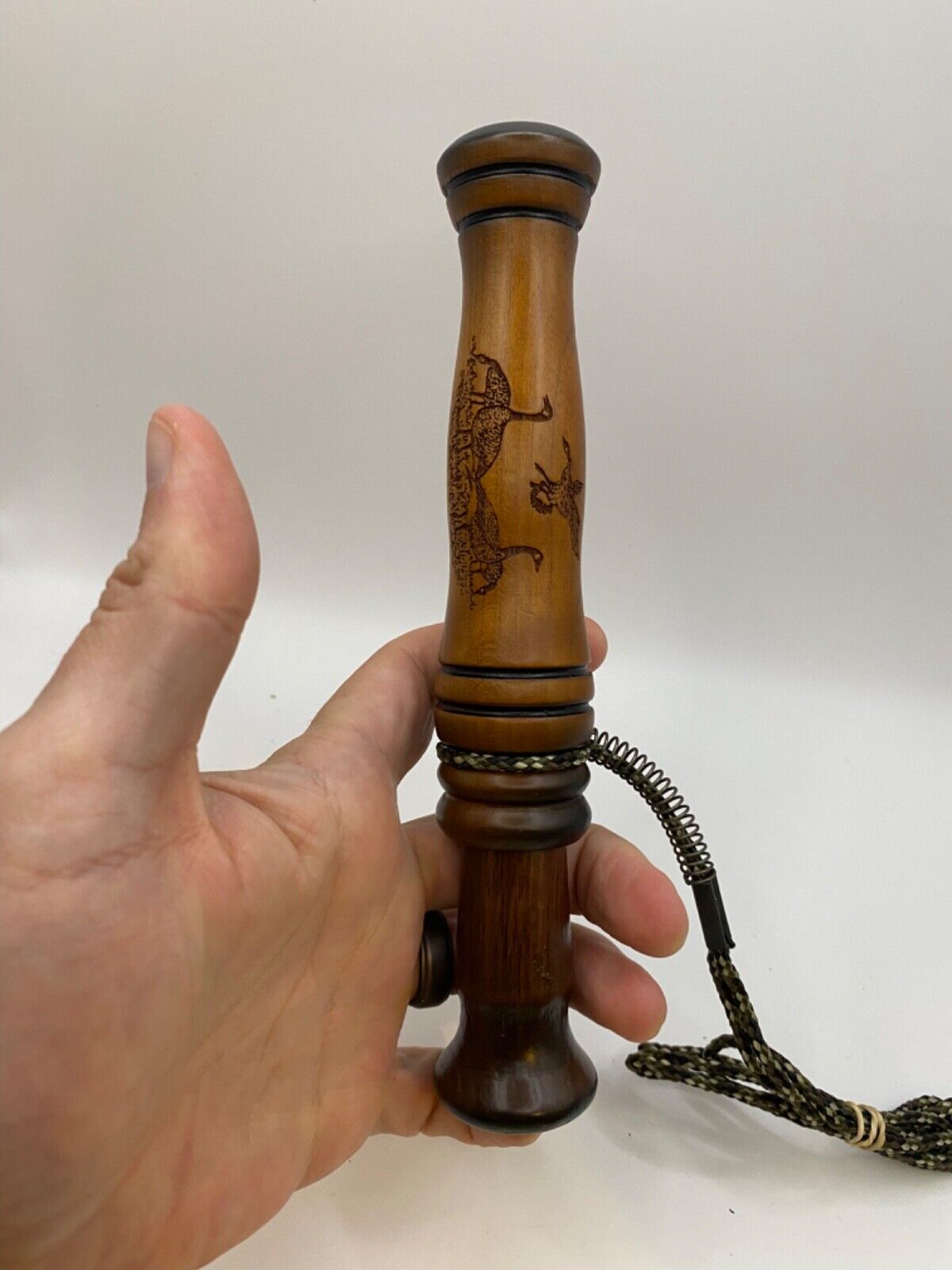 Genuinely Amish Crafted Goose Call with Lanyard - Honker