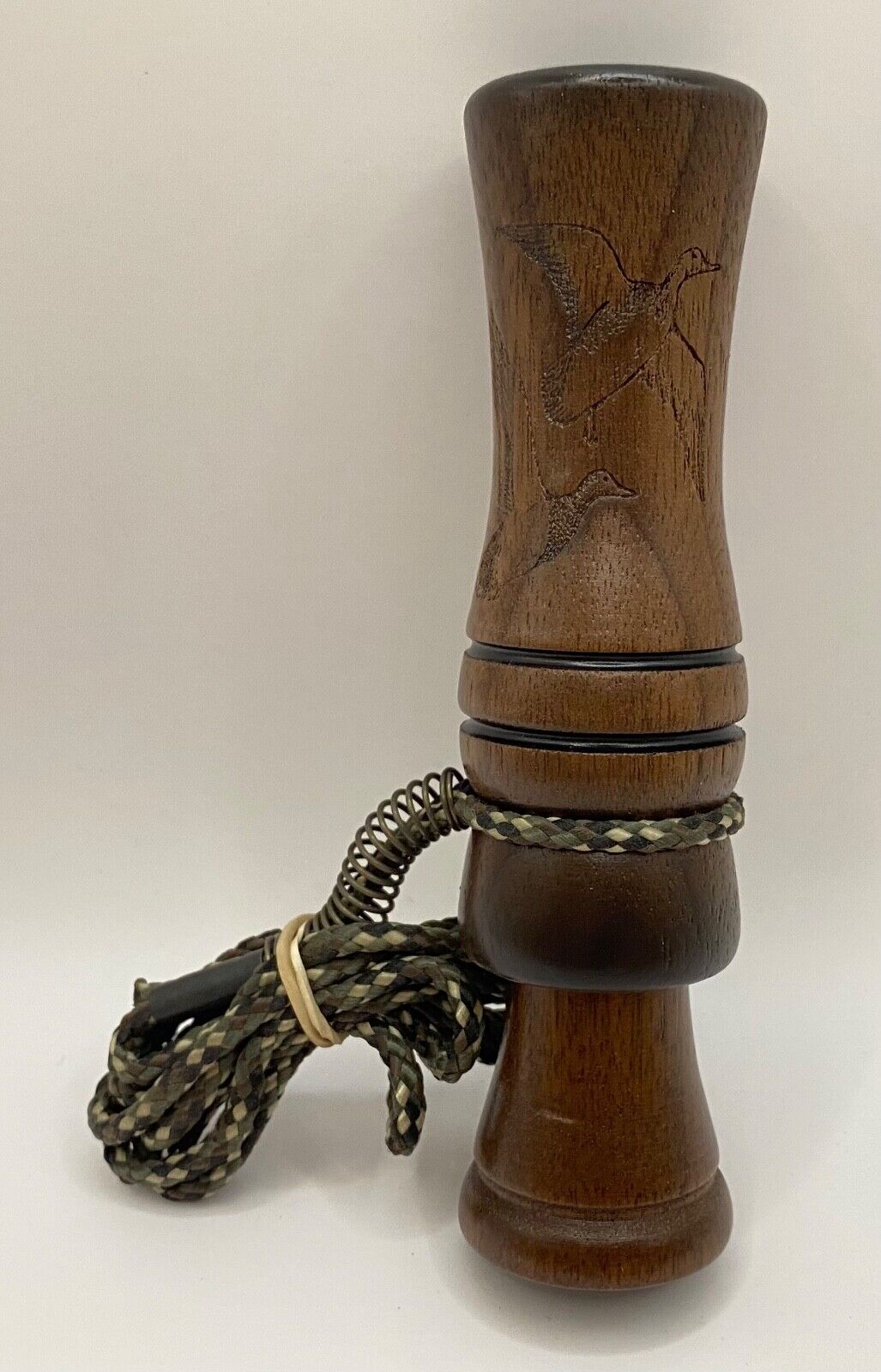 Genuinely Amish Crafted Duck Call with Lanyard - Wooden
