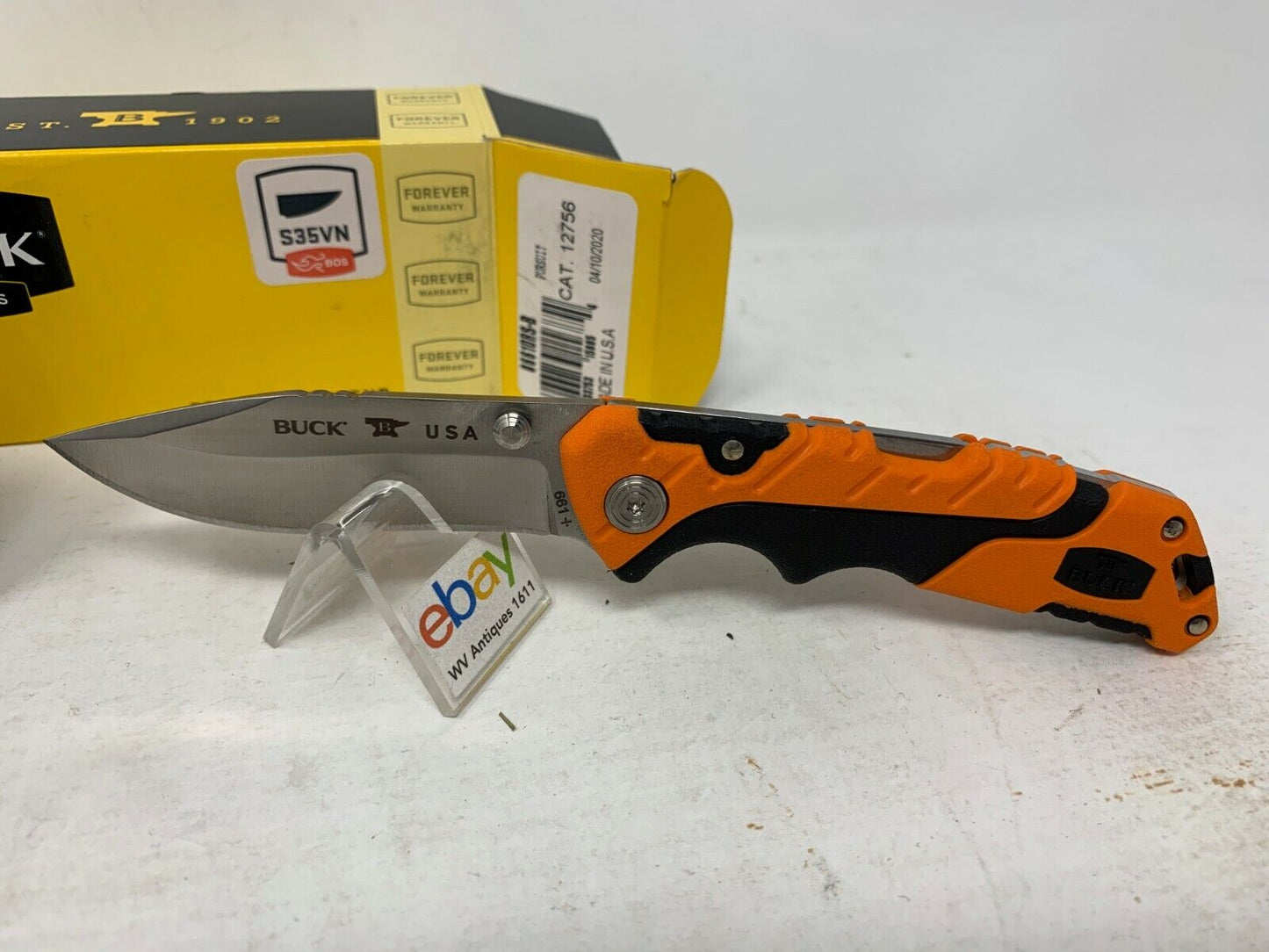 Buck USA 661 Small Pursuit PRO Folding Hunting Knife with Sheath - New In Box!