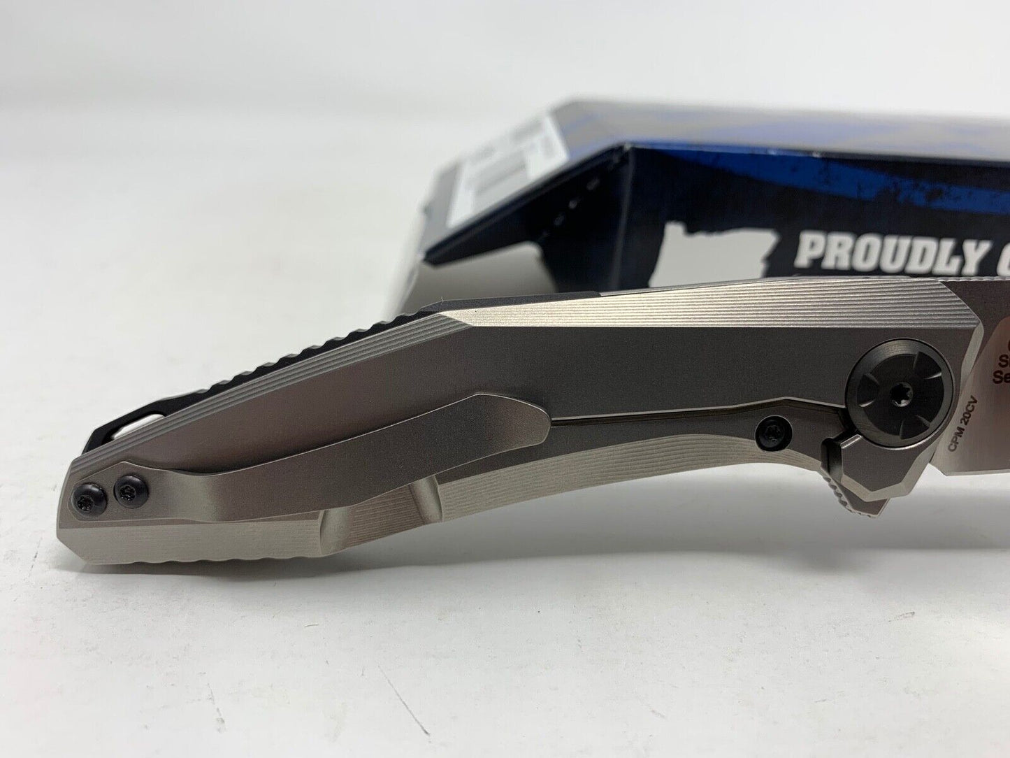 Zero Tolerance ZT 0470 Sinkevich Carbon Fiber Framelock Knife, USA, New In Box!
