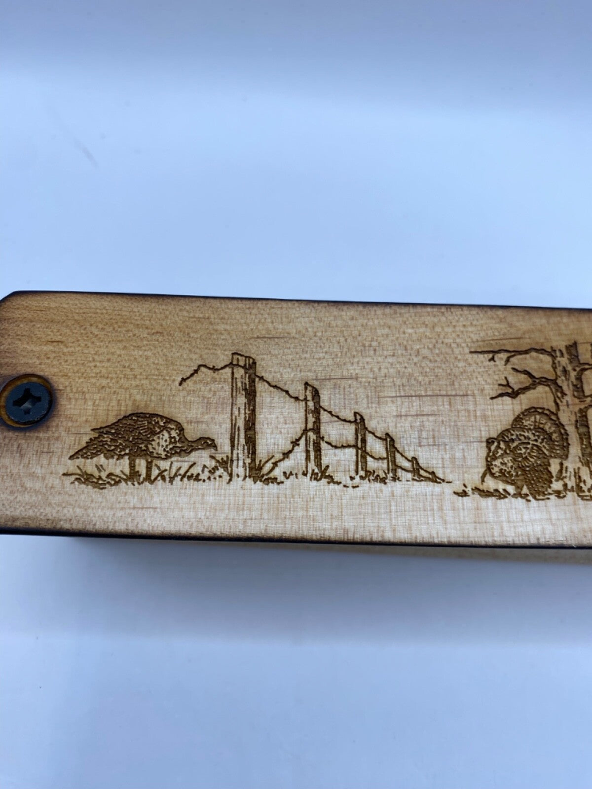 Genuinely Amish Crafted "Old Faithful" Turkey Box Call - New, Unused! Wooden!