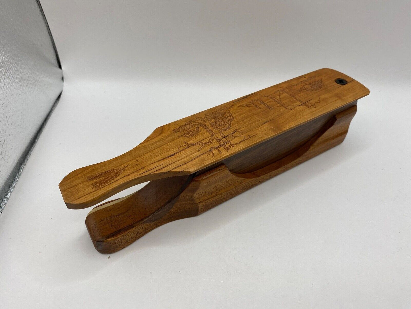 Genuinely Amish Crafted "Handle Half Moon" Turkey Box Call
