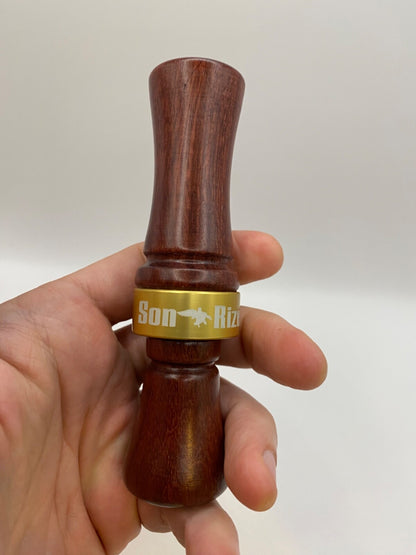 Wooden Amish Crafted Son Rize Duck Call - Big, Full Sound - New, Unused!