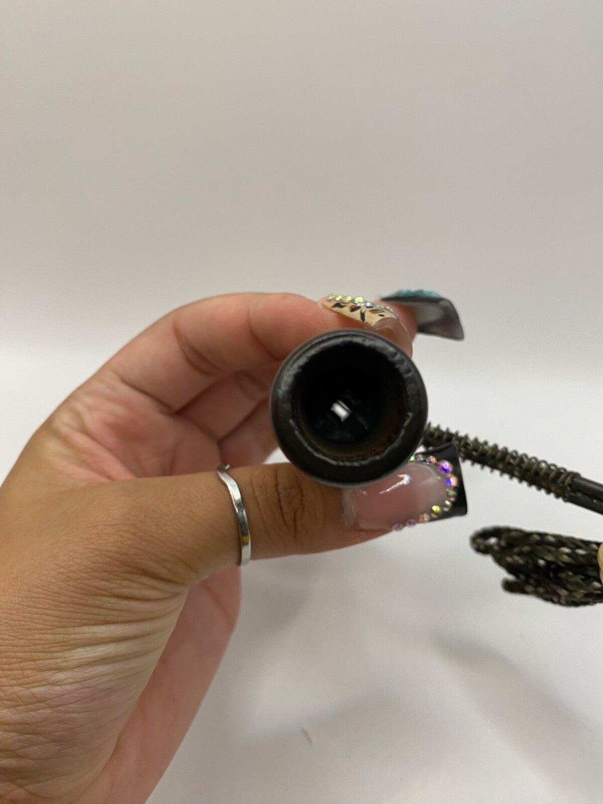 Genuinely Amish Crafted Female Elk Cow Call with Lanyard - New, Unused! Wooden!