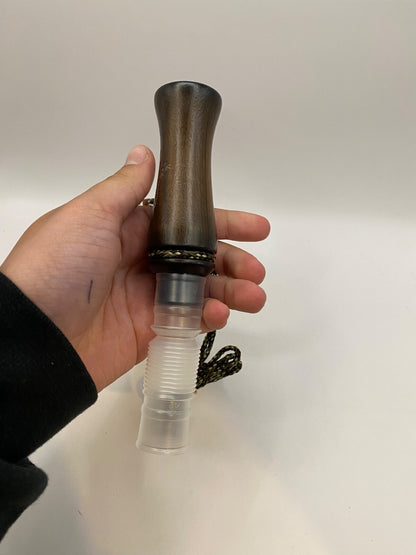 Genuinely Amish Crafted Wooden Coyote Howler Call with Lanyard - New, Unused!