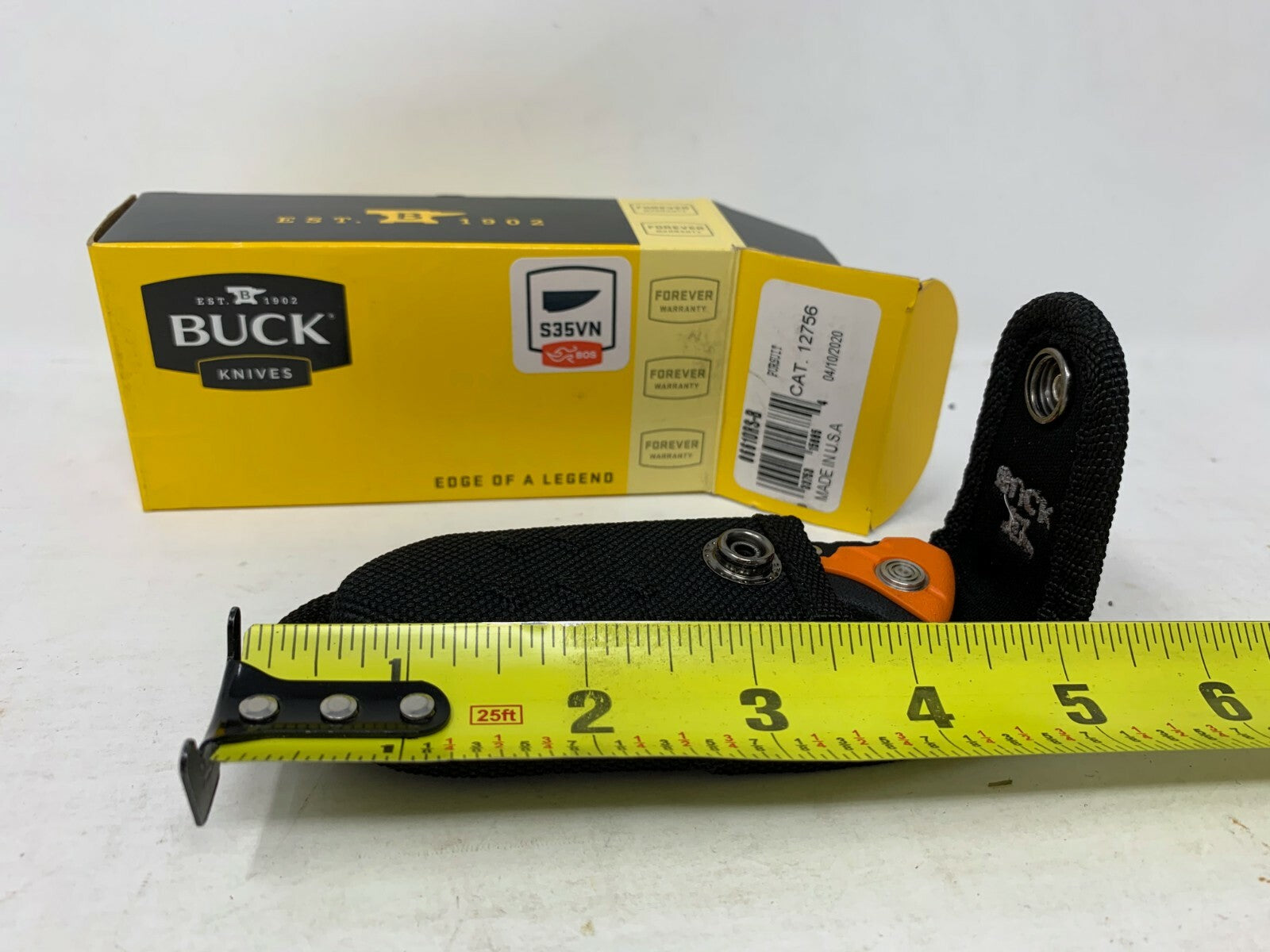 Buck USA 661 Small Pursuit PRO Folding Hunting Knife with Sheath - New In Box! 