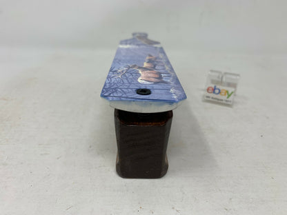 Wooden Amish Crafted Painted Lid Turkey Box Call - Elk Scene - New, Unused!