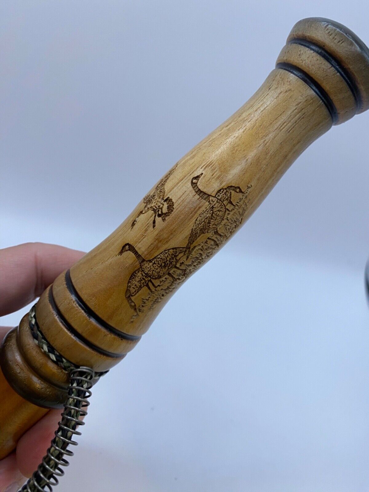Genuinely Amish Crafted Goose Call with Lanyard - Honker