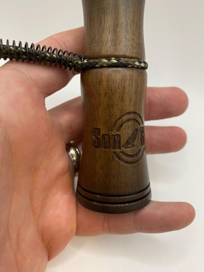 Wooden Amish Crafted Son Rize Crow Call - Big, Full Sound