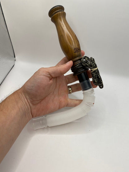 Genuinely Amish Crafted Wooden Elk Bugle Call with Lanyard