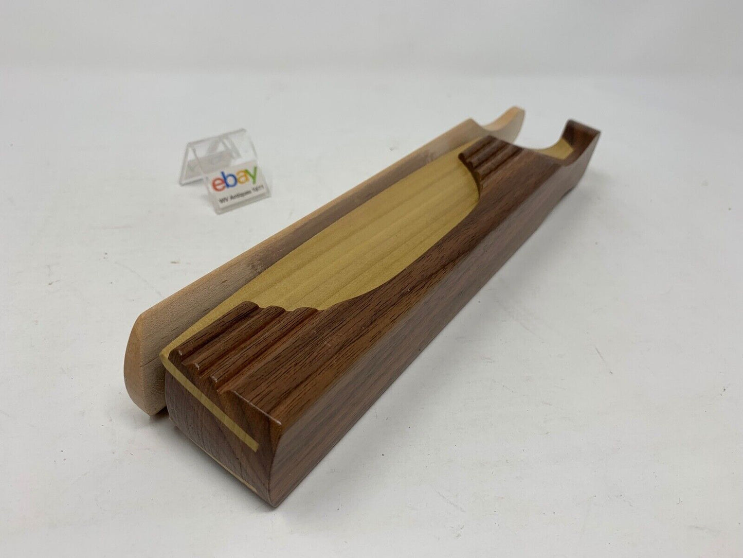 Wooden Amish Crafted "10" Handle Half Moon" Turkey Box Call