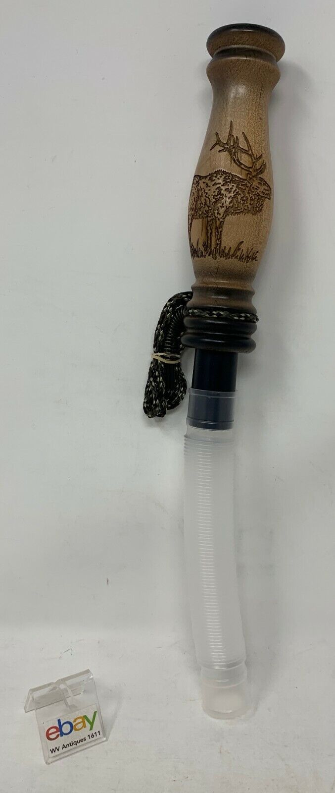 Genuinely Amish Crafted Wooden Elk Bugle Call with Lanyard