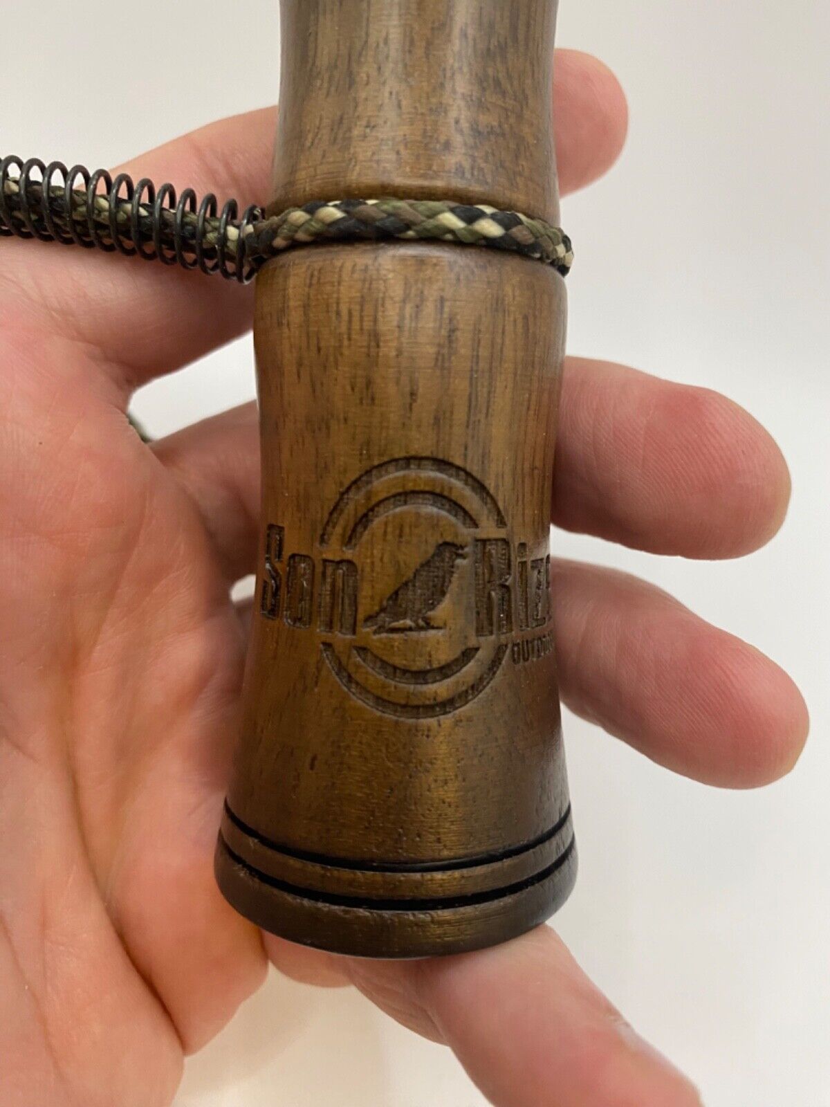 Wooden Amish Crafted Son Rize Crow Call - Big, Full Sound