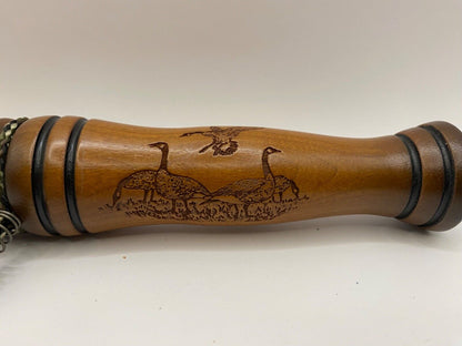 Genuinely Amish Crafted Goose Call with Lanyard - Honker