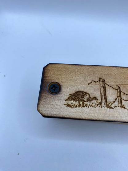 Genuinely Amish Crafted "Old Faithful" Turkey Box Call - New, Unused! Wooden!