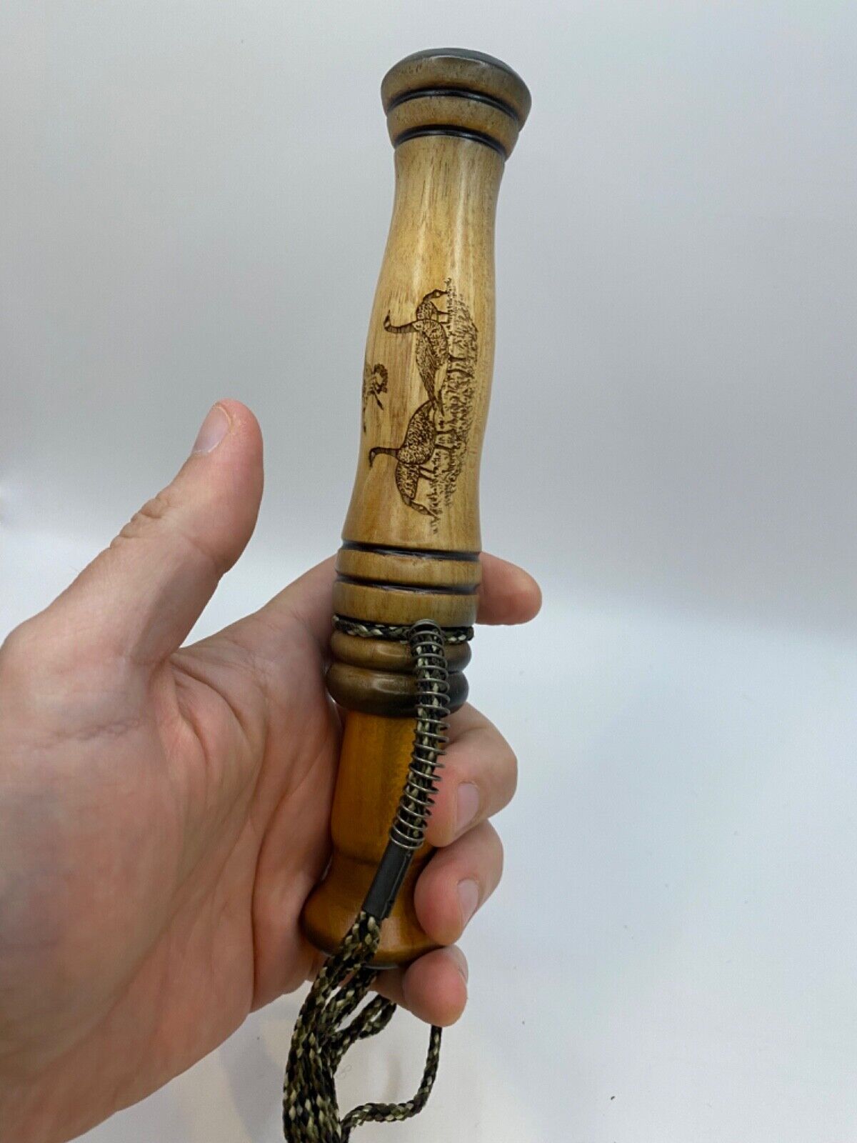 Genuinely Amish Crafted Goose Call with Lanyard - Honker