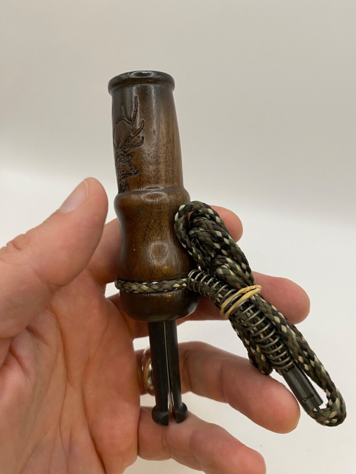 Genuinely Amish Crafted Female Elk Cow Call with Lanyard
