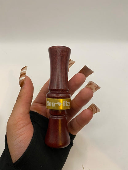 Wooden Amish Crafted Son Rize Duck Call - Big, Full Sound - New, Unused!