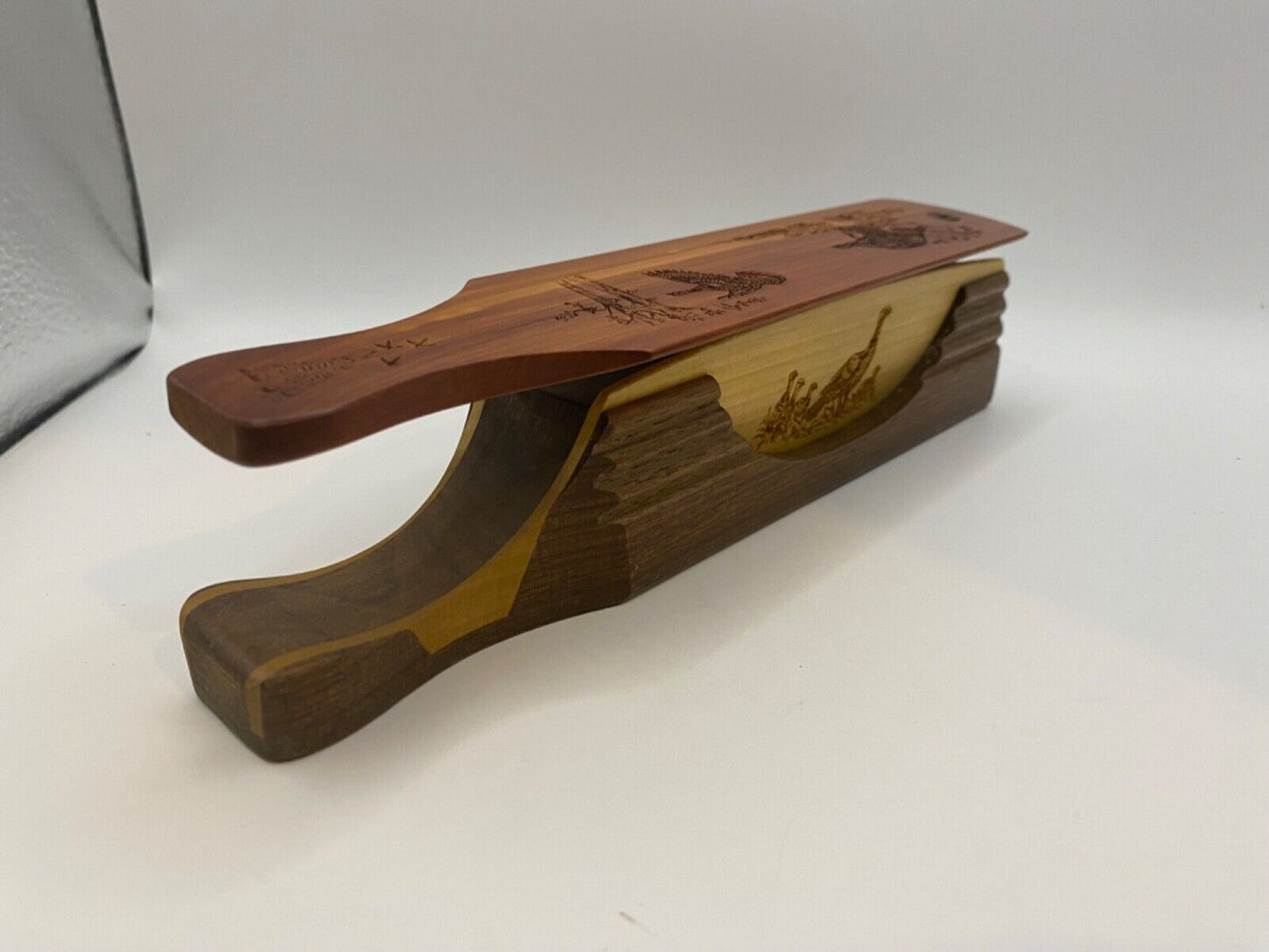 Genuinely Amish Crafted "Handle Half Moon" Turkey Box Call