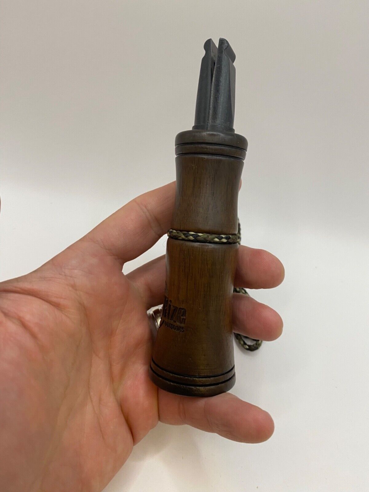Wooden Amish Crafted Son Rize Crow Call - Big, Full Sound