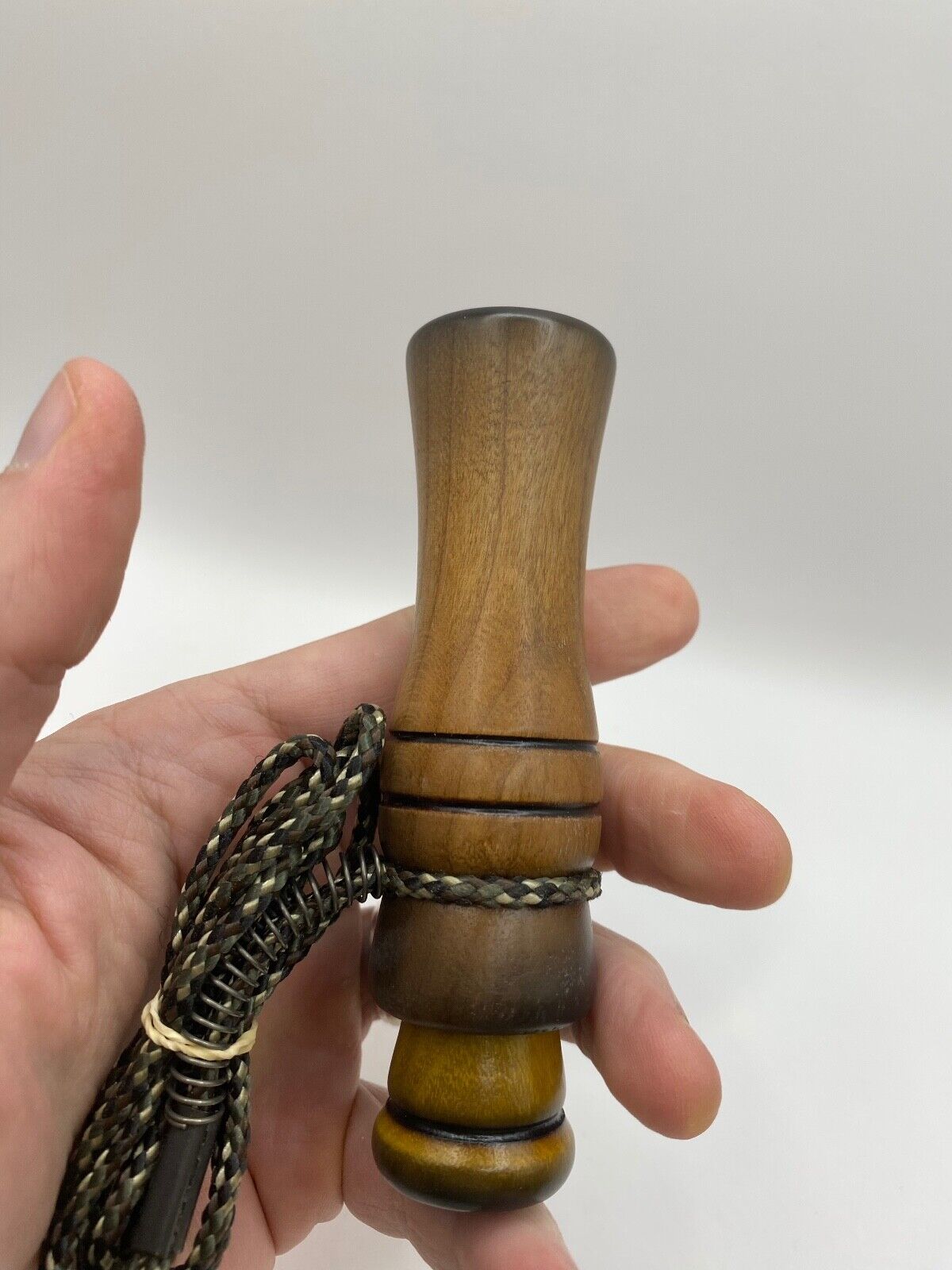 Genuinely Amish Crafted Duck Call with Lanyard - Wooden