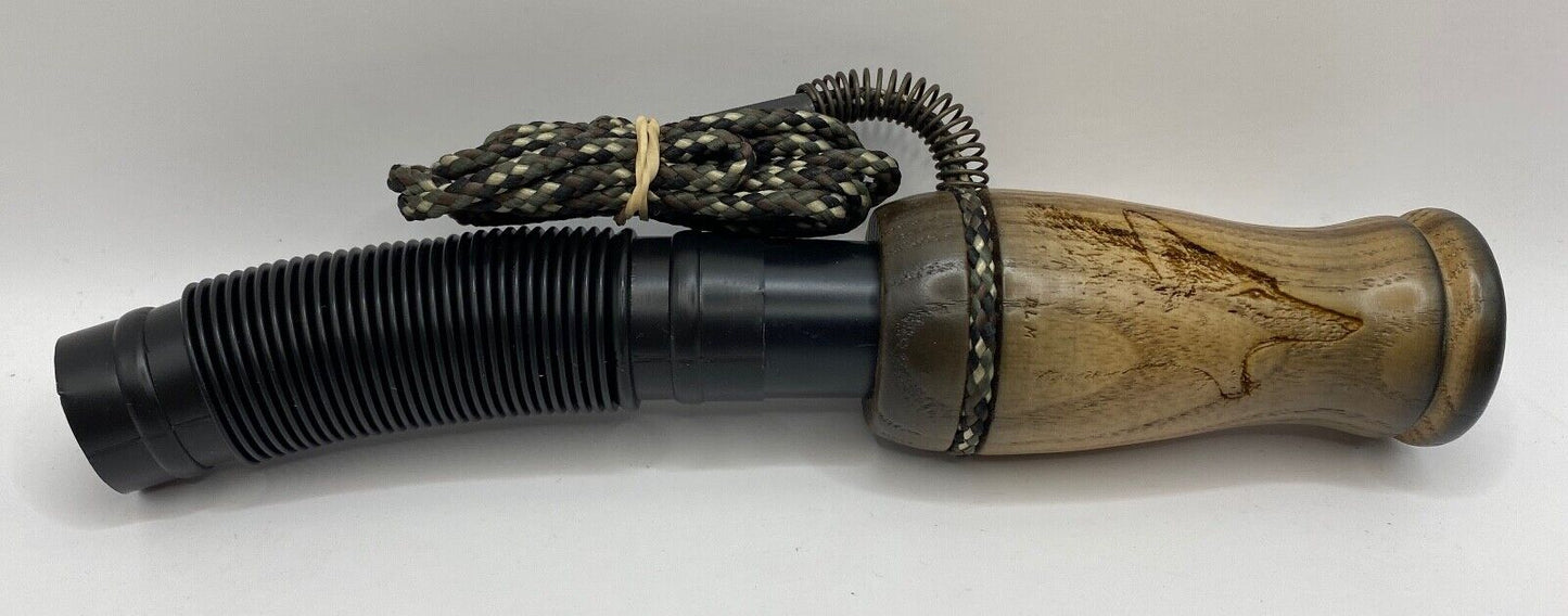 Genuinely Amish Crafted Wooden Coyote Howler Call with Lanyard