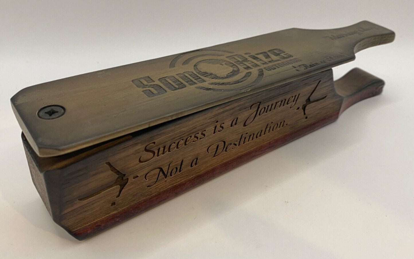 Wooden Amish Crafted Custom Engraved "Son Rize" Turkey Box Call - 2024