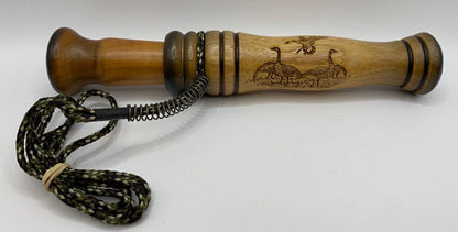 Genuinely Amish Crafted Goose Call with Lanyard - Honker