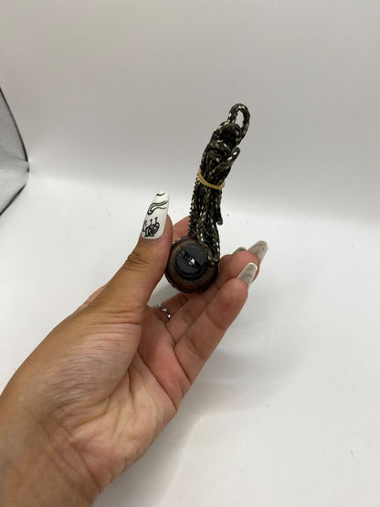 Genuinely Amish Crafted Female Elk Cow Call with Lanyard - New, Unused! Wooden!