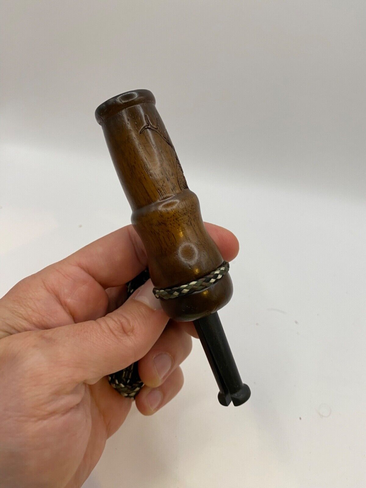 Genuinely Amish Crafted Female Elk Cow Call with Lanyard