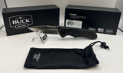Buck USA 841 Sprint Pro Marbled CF Folding Knife with Pocket Clip - New In Box !
