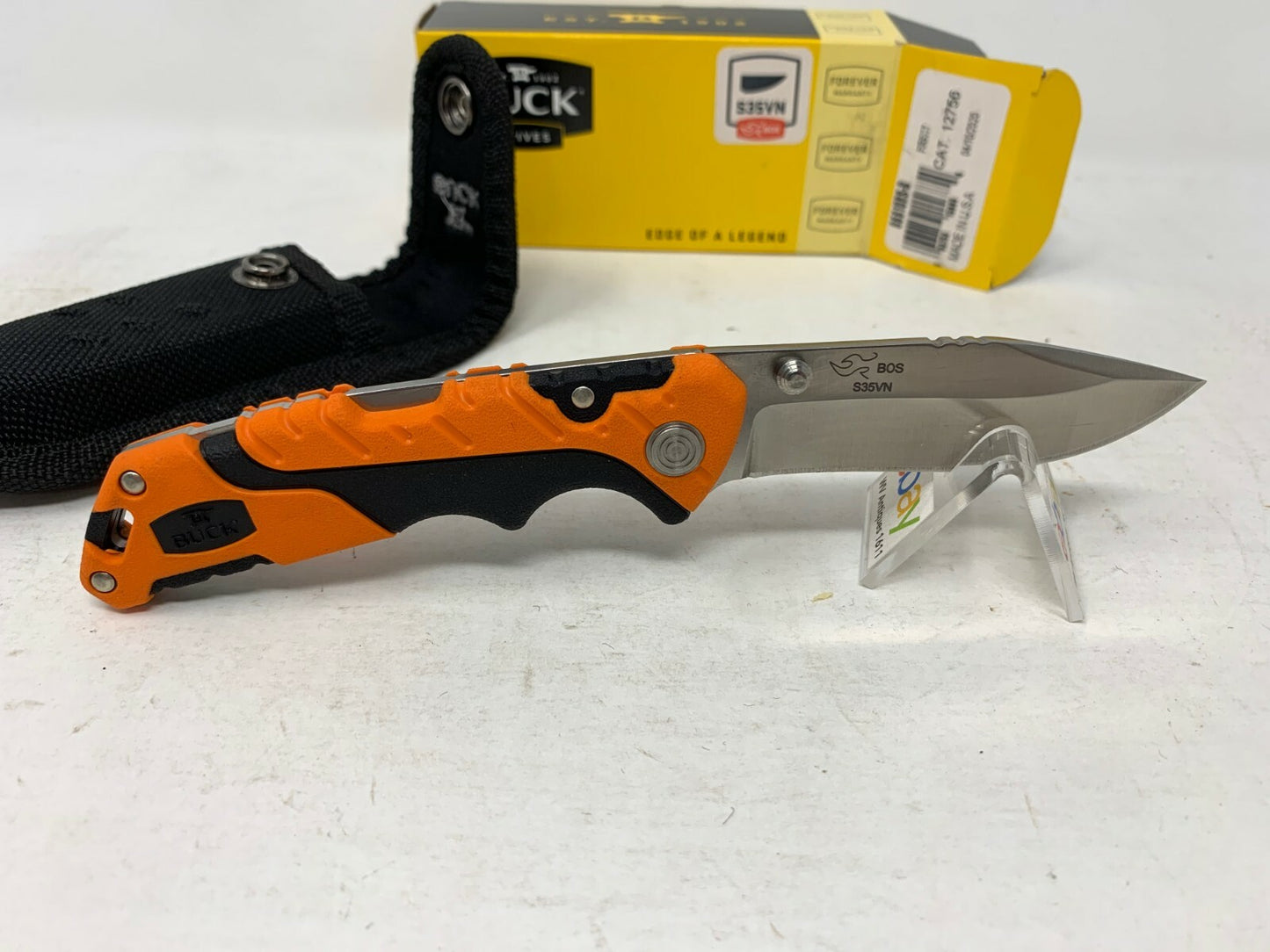 Buck USA 661 Small Pursuit PRO Folding Hunting Knife with Sheath - New In Box! 