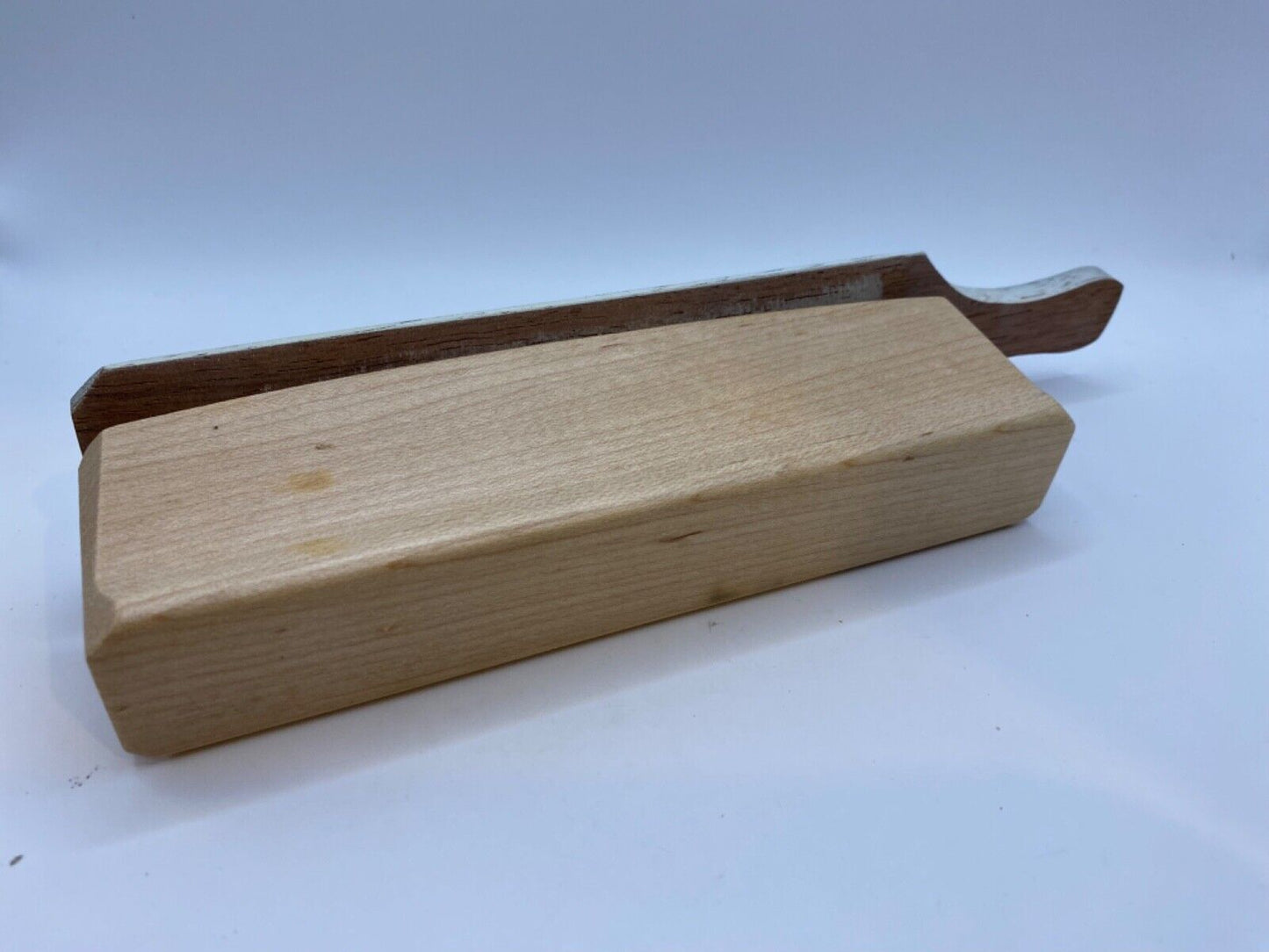 Wooden Amish Crafted Painted Lid Turkey Box Call - Turkey Scene